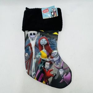 The Nightmare Before Christmas Stocking Black Santa Jack New